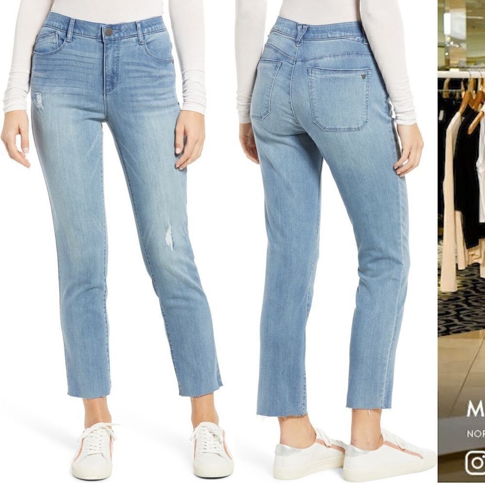 WIT & WISDOM Ab solution luxe touch high rise slim straight Size 2